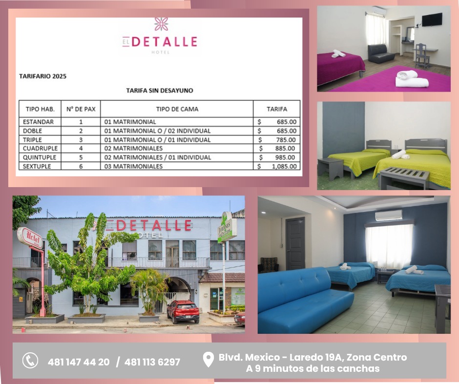 El Detalle Hotel para el Campeonato Nacional Infantil de Handball